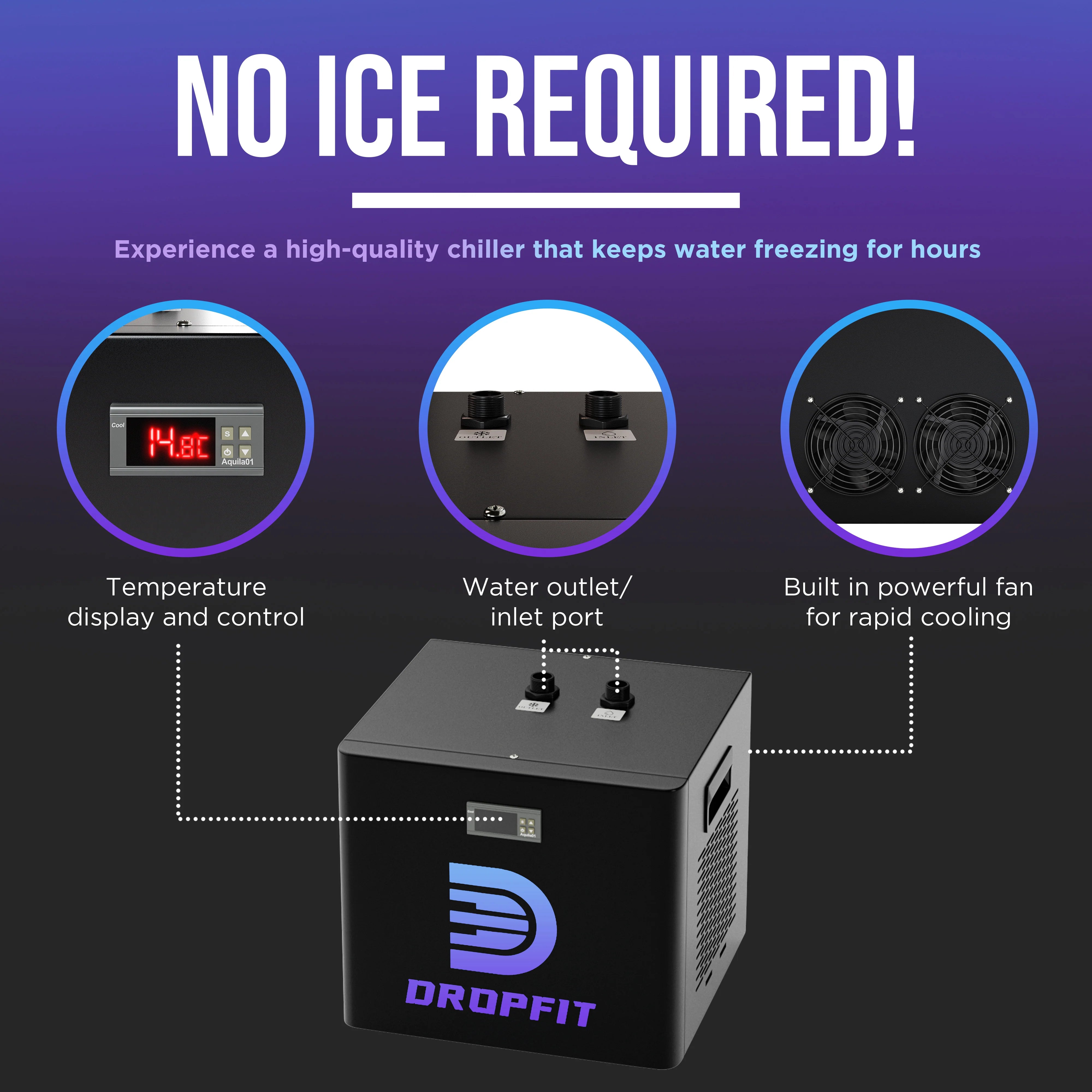 Dropfit Portable Ice Bath - Cold Plunge