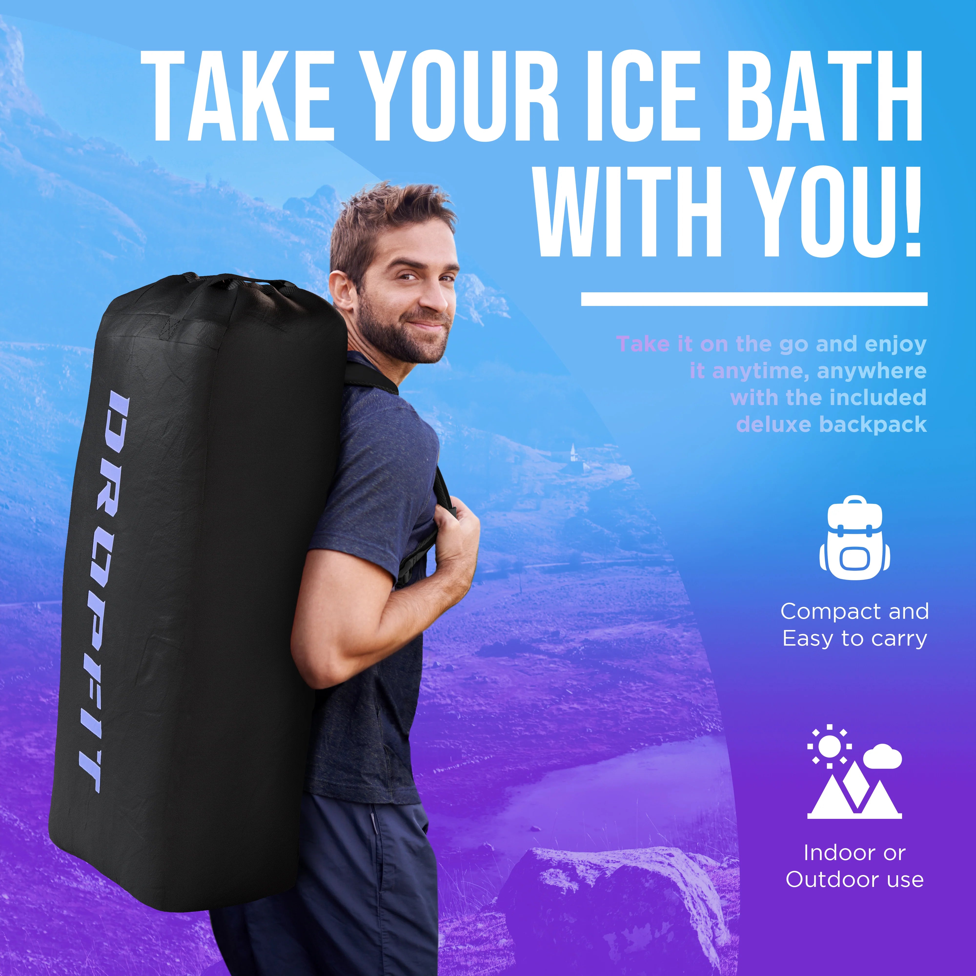 Dropfit Portable Ice Bath - Cold Plunge