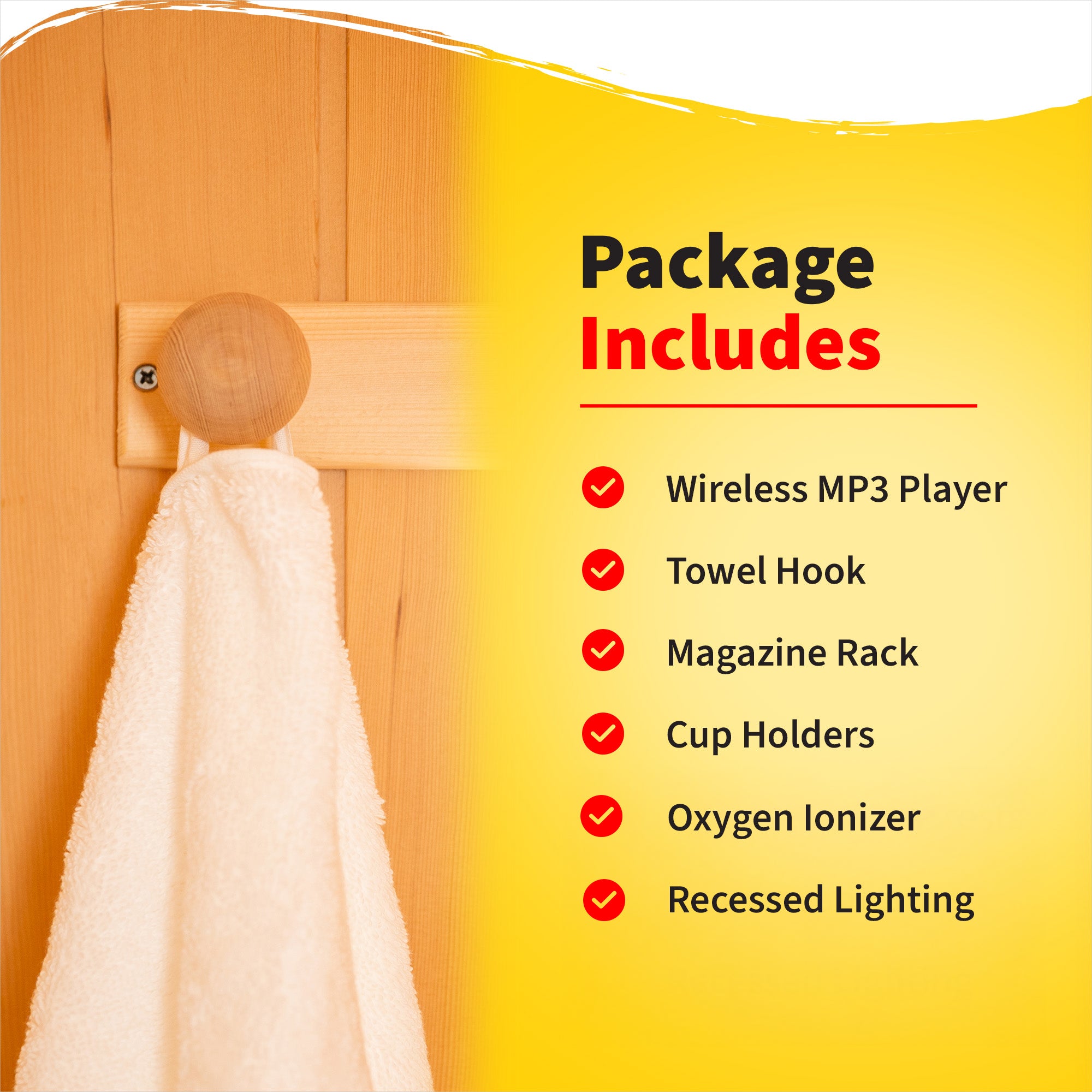 Coronado 2-Person Hemlock Deluxe Sauna