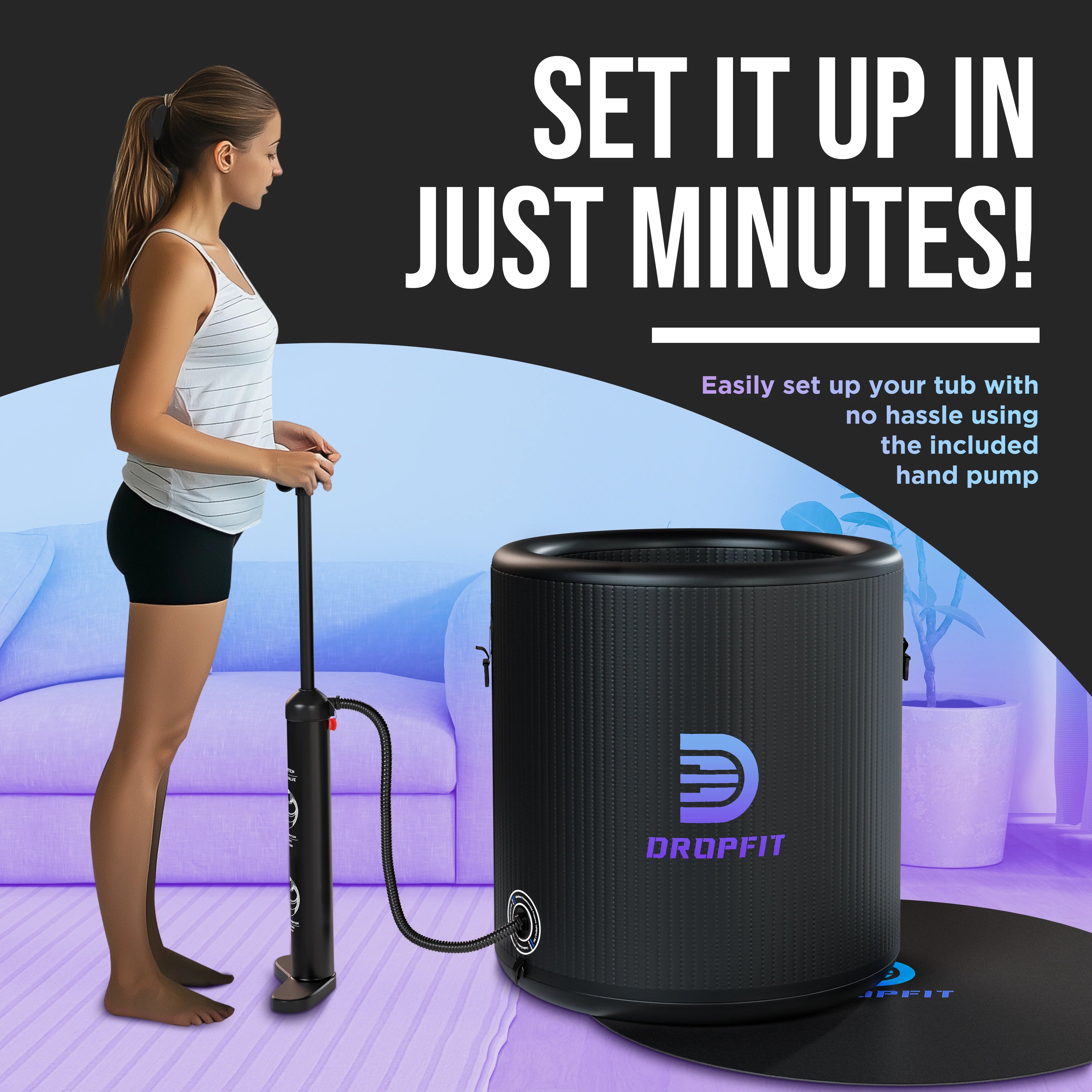 Dropfit Portable Ice Bath - Cold Plunge