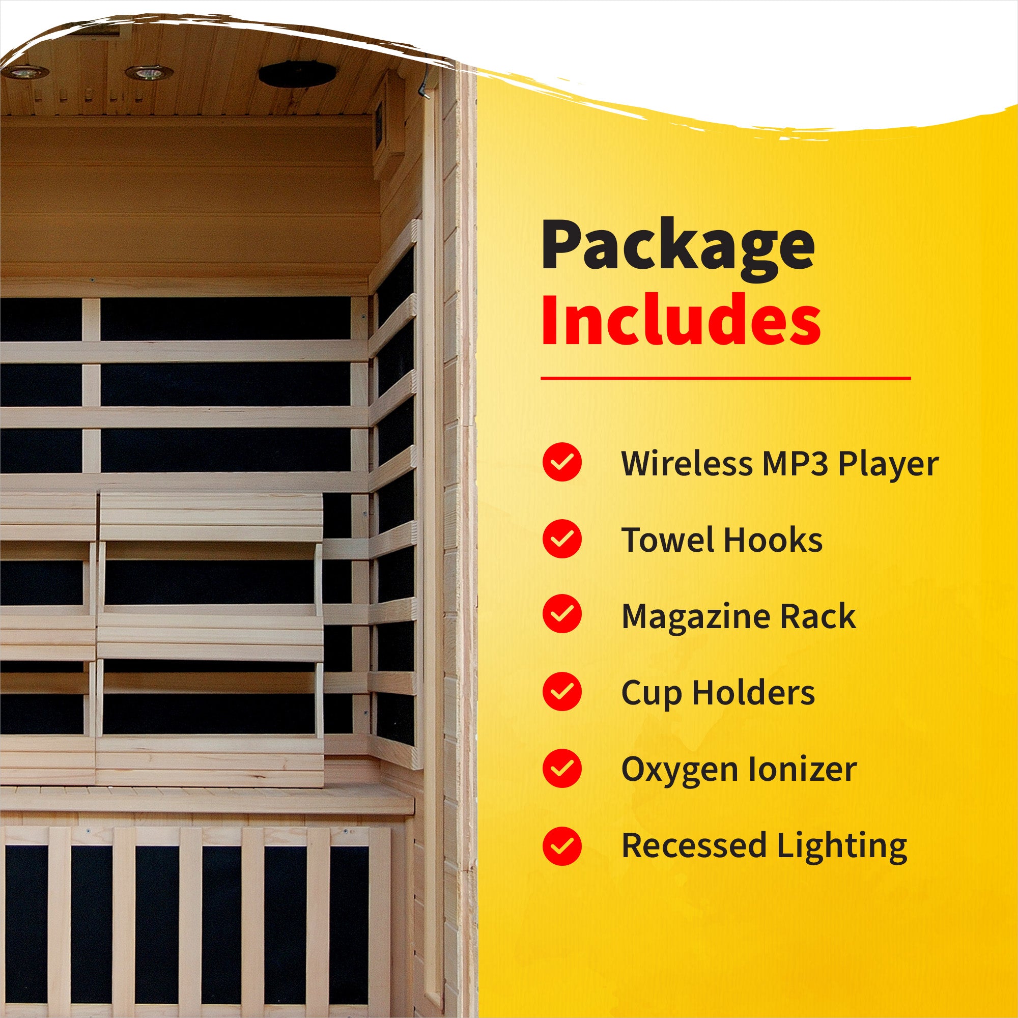 Coronado 2-Person Hemlock Deluxe Sauna