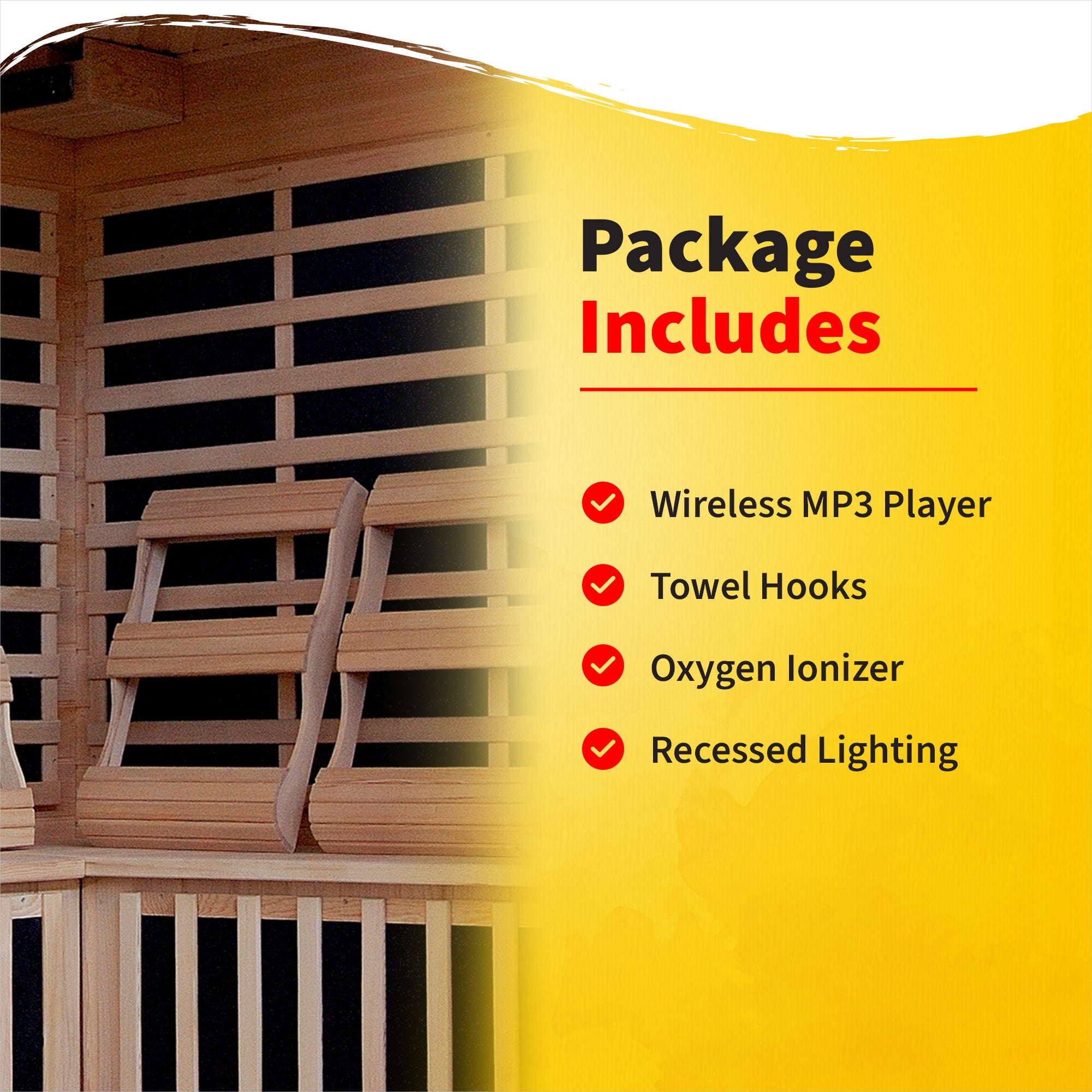 Tucson 4-Person Hemlock Corner Sauna