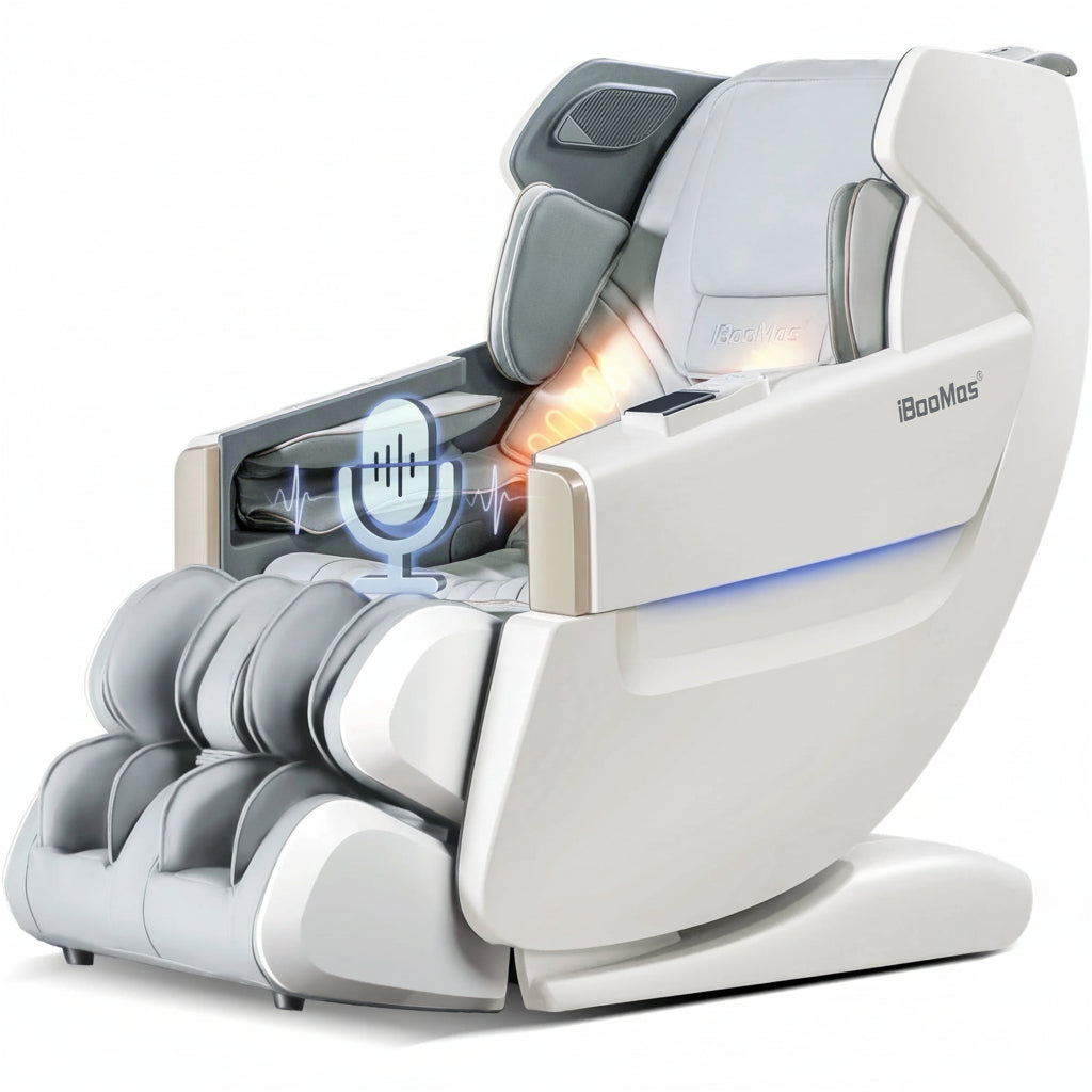 iBooMas 4D Zero Gravity Massage Chair – White